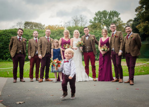 page boy runs off with the flowers