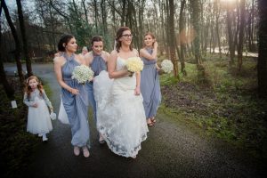 through the trees bridal procession
