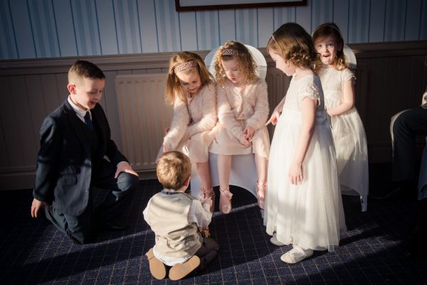 all the children from the wedding