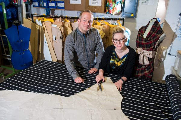 huddersfield clothing business Jolaby working in their design studio