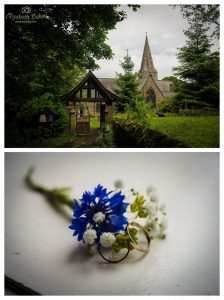 wedding rings and church
