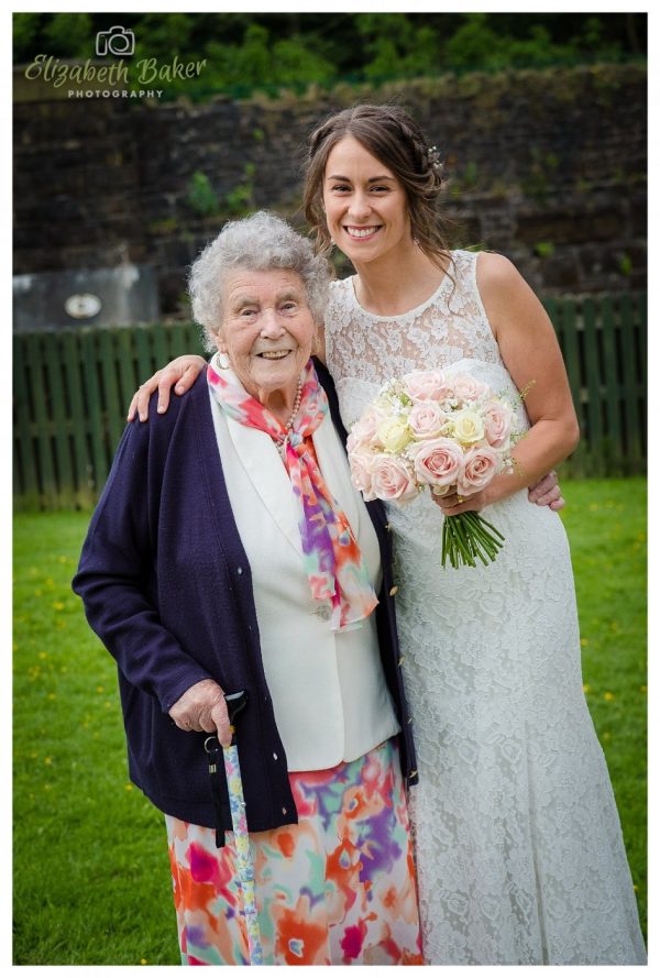 bride and Grandma