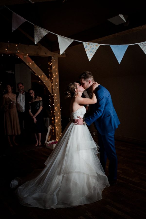 First dance at the white hart lydgate wedding