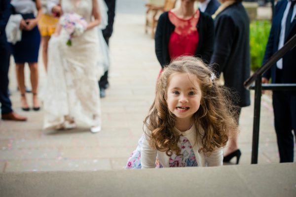child guest at the wedding