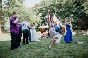 Lawn games at Trafford Hall