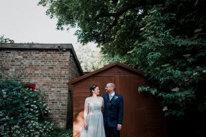 wedding couple portrait