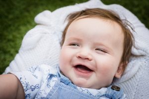 baby laughing